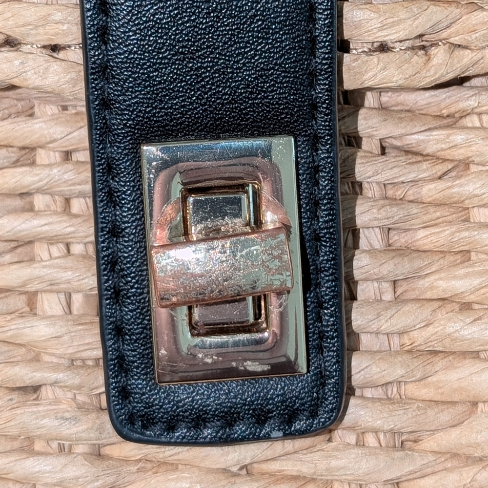Topshop Womens Skyla Amber Acrylic Crossbody Wicker Straw Grab Bag - Picture 10 of 11